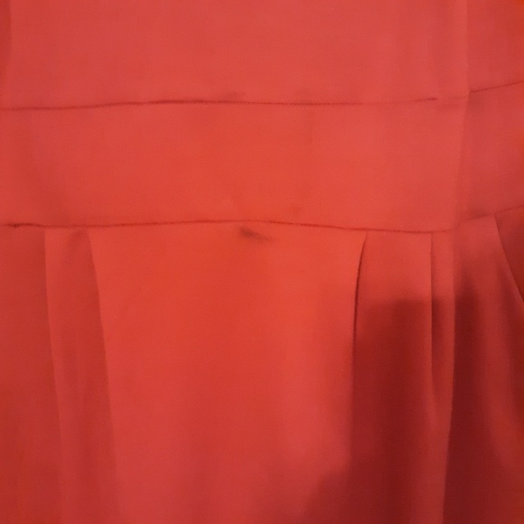 Red Wiggle Dress with Pockets - Picture 2 of 2